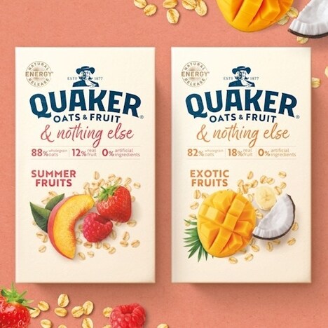 Fruity Minimal Ingredient Oatmeals