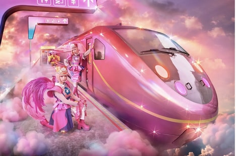 Futuristic Train Cafes