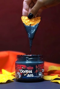 Ghoulish Black Snack Dips Image 1