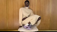 Ballet-Inspired Luxury Sneakers Image 1