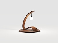 Sculptural Wooden Lamps Image 2