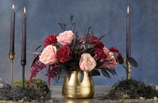 Halloween-Themed Flower Bouquets