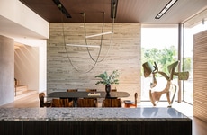 Textured Mid-Century Houses