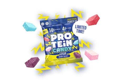 Sour-Flavored Protein Confectionery Snacks