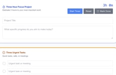 Focused Task Managers
