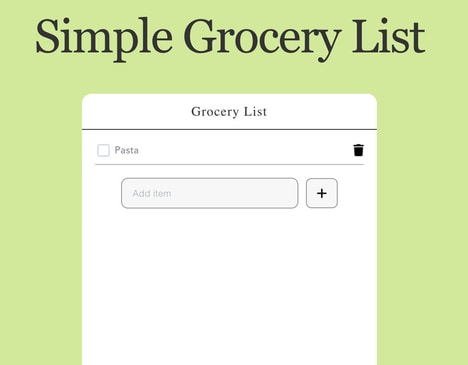 Collaborative Grocery Planners