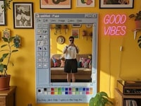 Colorful Retro Pixel Mirrors Image 1