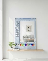 Colorful Retro Pixel Mirrors Image 2