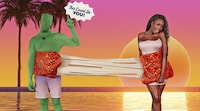 Cheesy Two-Person Costumes