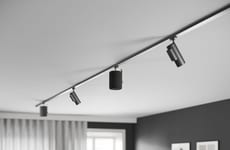 Fabric-Covered Living Room Speakers