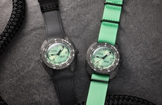 Mint-Hued Diver Timepieces