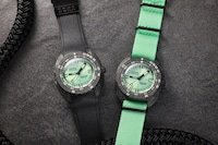 Mint-Hued Diver Timepieces