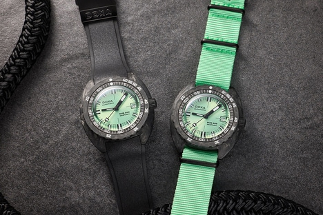 Mint-Hued Diver Timepieces