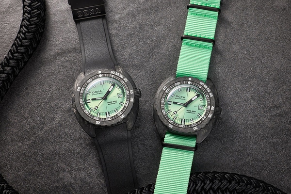 Mint-Hued Diver Timepieces