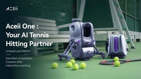 Connected Vision Tennis Robots
