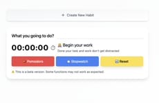 Streamlined Habit Tracking