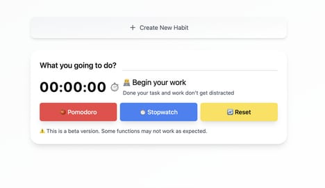 Streamlined Habit Tracking