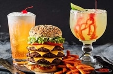 Indulgent Halloween Burger Menus
