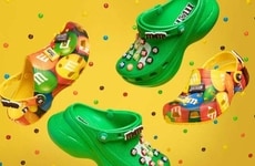 Vibrant Candy-Covered Clogs