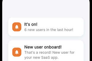 User Signup Alerts : NotifyMe