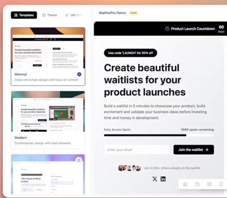 Pre-Launch Waitlist Platforms
