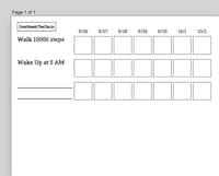 Goal Tracking Templates Image 1
