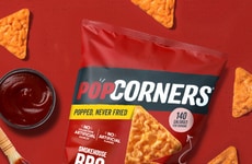 Saucy Popcorn-Inspired Snack Chips