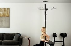Sleek Tension-Mounted Gyms
