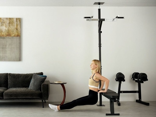 Sleek Tension-Mounted Gyms