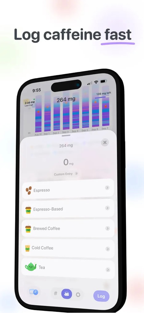 Caffeine Intake-Tracking Apps