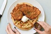 Zesty Pickle-Infused Waffles Image 2