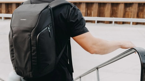 Trackable Travel Tech Backpacks