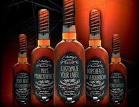 Dressed-Up Bourbon Bottles