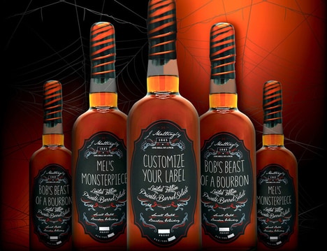 Dressed-Up Bourbon Bottles