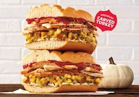 Thanksgiving-Celebrating Sub Sandwiches