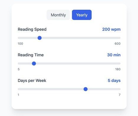 Reading Planner Tools