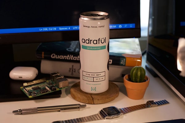 Adrafinil-Infused Energy Drinks