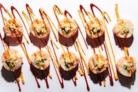 Pink-Hued Cancer Awareness Sushis