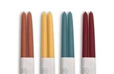 Fall-Inspired Beeswax Taper Candles