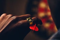 Gold-Tonal Ring Timepieces Image 2