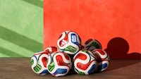 Tricolored Tournament Soccer Balls Image 4