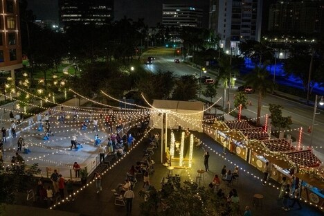 Festive Outdoor Hotel Activations