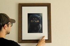 Voice-Activated Wall Art