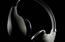 Futuristic Vintage Headphones