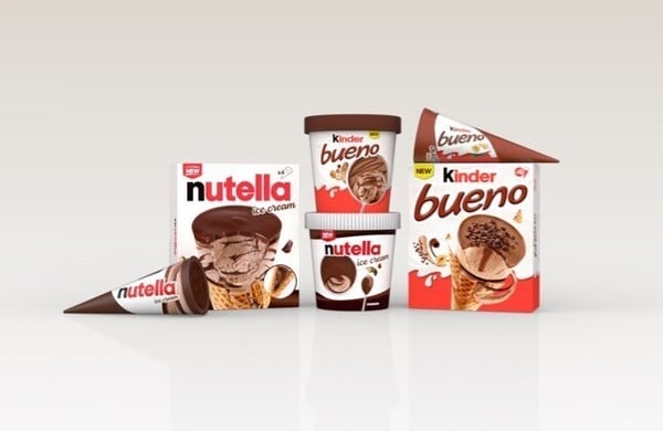 Hazelnut Ice Cream Treats