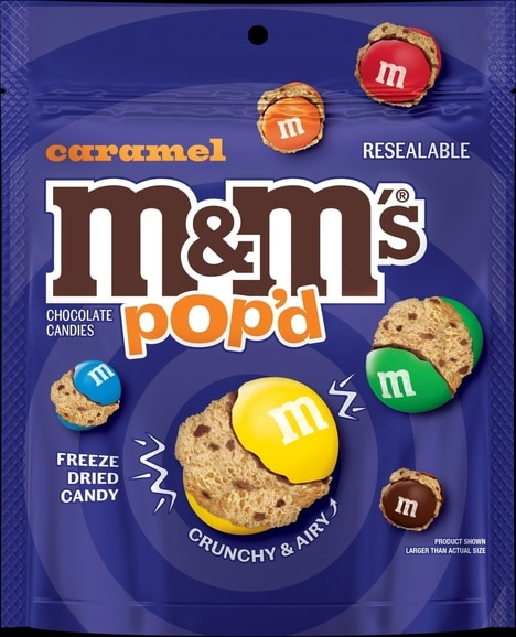Freeze-Dried Caramel Chocolate Candies