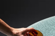 Light-Refracting Glass Tables