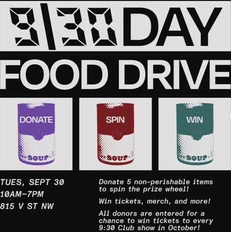 Music Venue-Led Food Drives