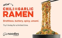 Broth-Less Ramen Noodle Dishes