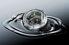 Melting Crystalline Dial Timepieces